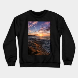 Winter on Cylinder Beach Crewneck Sweatshirt